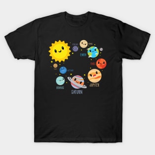 Kid's Solar System ' Science Planet T-Shirt